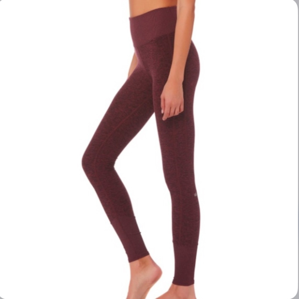 ALO YOGA LOUNGE LEGGING DARK CHERRY